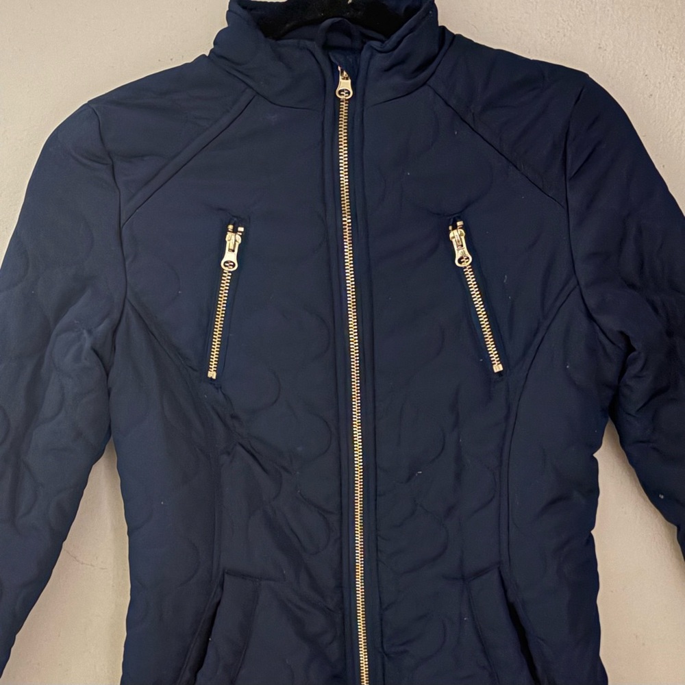SO Kids Navy Jacket with Gold Zippers